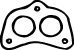 FONOS 81079 Gasket, exhaust pipe